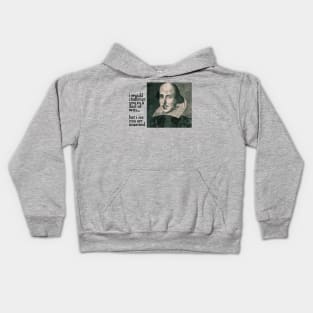 Shakespeare - A Dual Of Wits Kids Hoodie